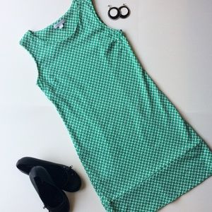 New York & Co. Green Sleeveless Tunic Dress Sz XS